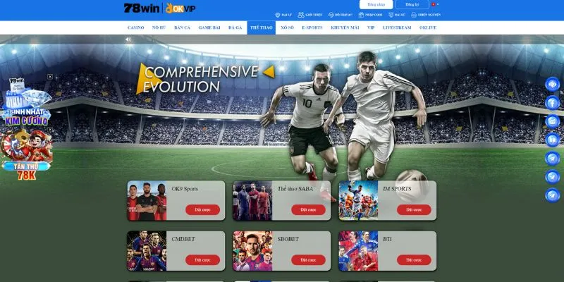 Cá cược thể thao không gian đỉnh cao dành cho người đam mê tỷ lệ kèo