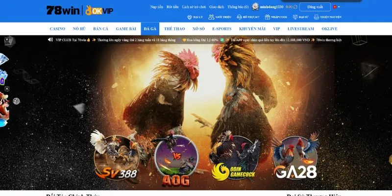 Trận chiến gay cấn từng giây với đá gà trực tuyến